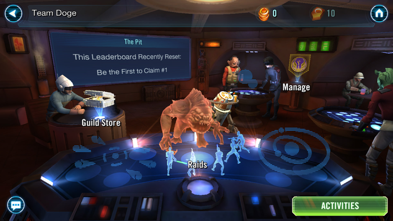 Illustration for article titled Star Wars: Galaxy Of Heroes Gets Guilds, Raids And Huge PvPness